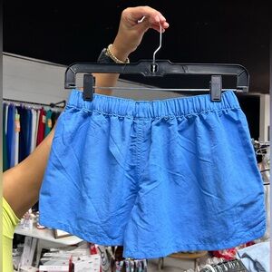 Blue Patagonia shorts